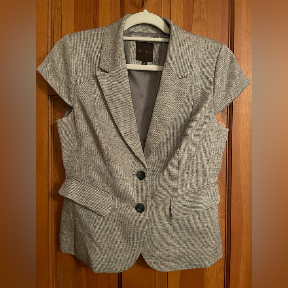 Gray Limited Short Sleeved Blazer